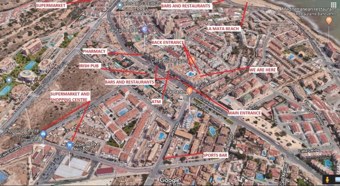 Apartment With Pool & Balcony Less Than 10Min Walk To La Mata Beach! Torrevieja Exterior photo
